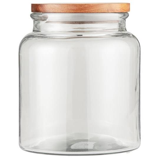 Vorratsglas mit Holzdeckel 2.35L
