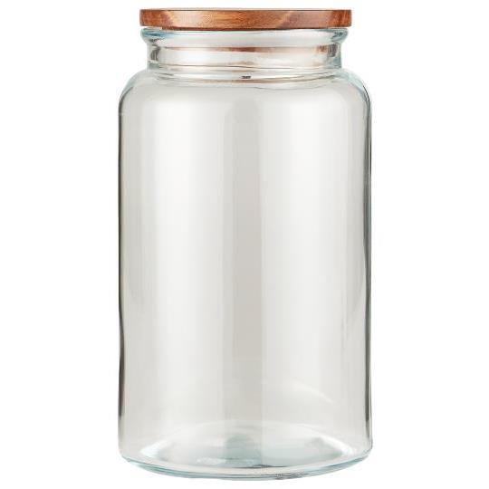 Vorratsglas mit Holzdeckel 3.75L