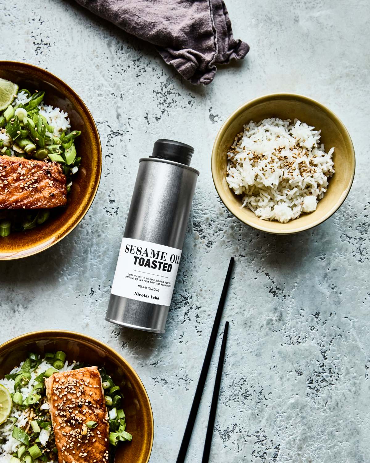 Nicolas Vahé, Toasted sesame oil