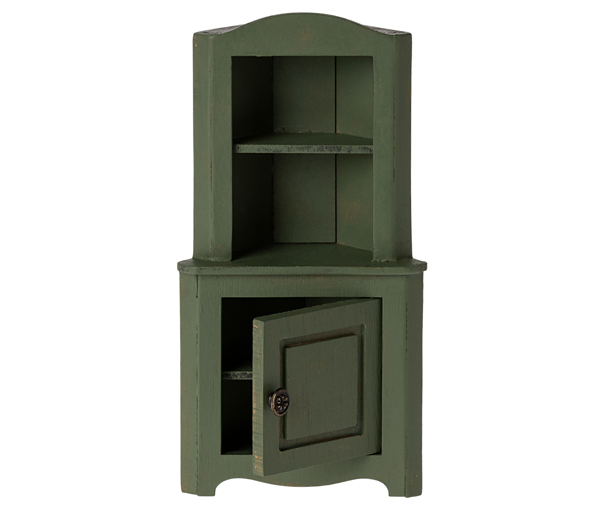 Maileg Eckschrank, Maus - Dunkelgrün