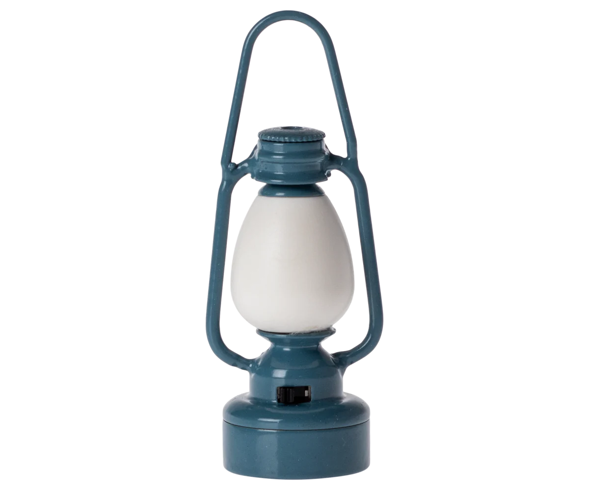 Maileg - Vintage Laterne, Maus - Blau