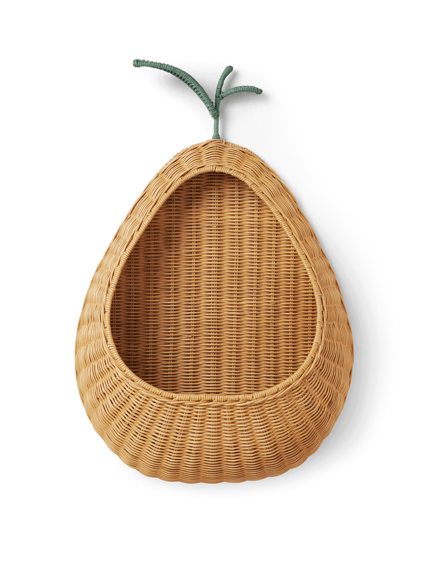 Ferm Living - Birne Rattan-Wandtasche