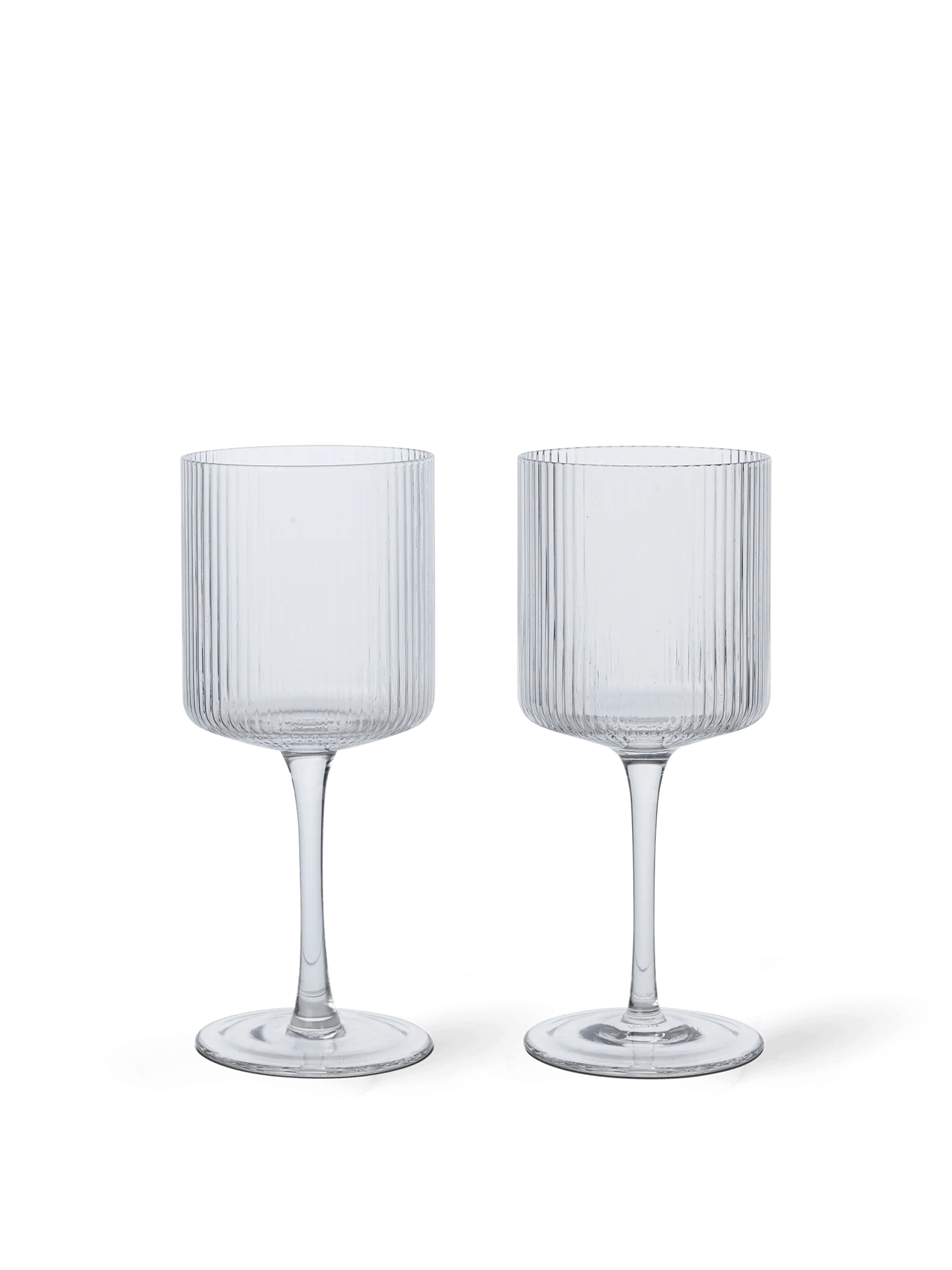 Ferm Living - Ripple White Wine Glasses - Set of 2