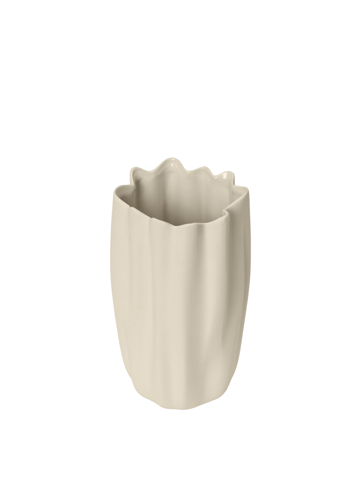 Ferm Living - Nium Vase - H23 - Off-White