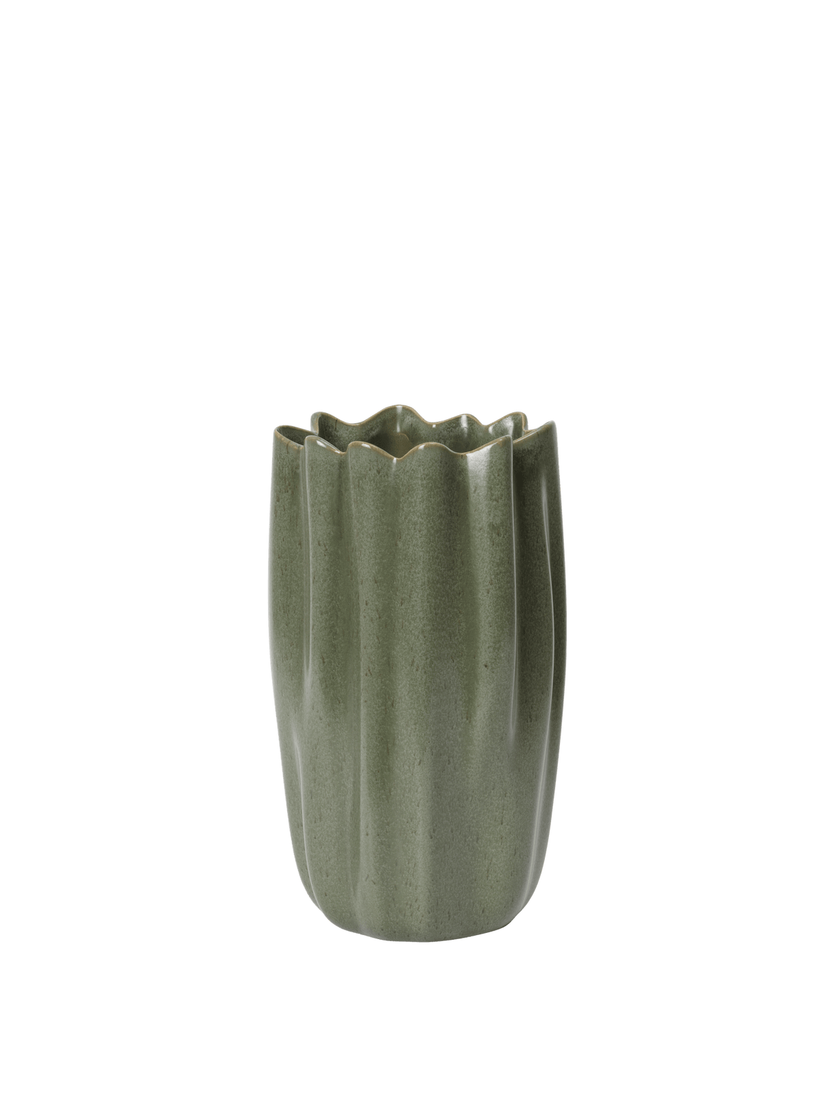 Ferm Living - Nium Vase - H23 - Dark Sage