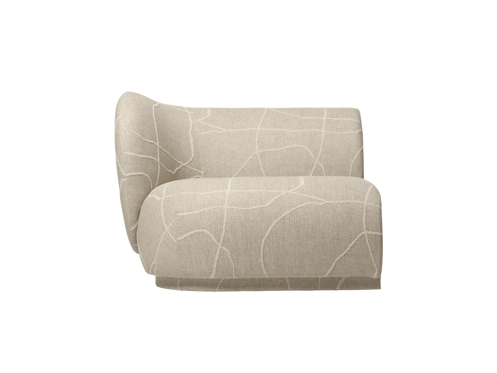 Ferm Living - Rico Sofa Armlehne Links Can Lis Sand