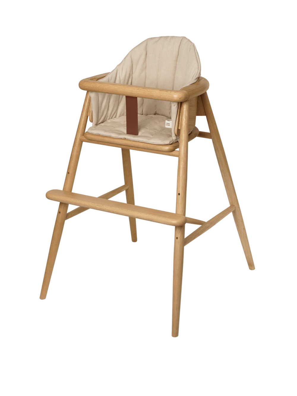 Ferm Living - Muru Hochstuhl Sitzkissen Sand Bio-Baumwolle