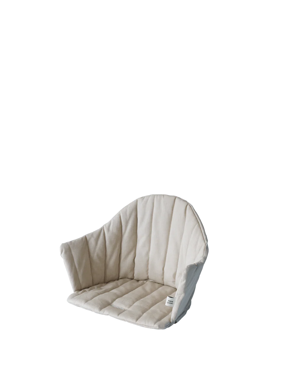 Ferm Living - Muru Hochstuhl Sitzkissen Sand Bio-Baumwolle