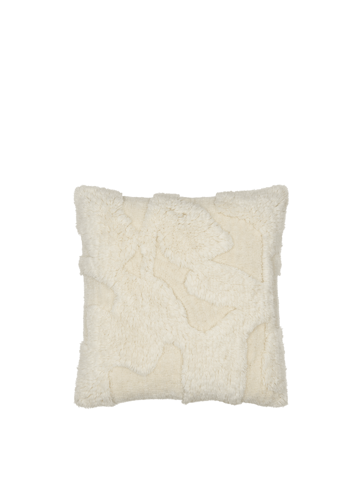 Ferm Living Rime Kissen – Cremeweiß, 50 × 50 cm