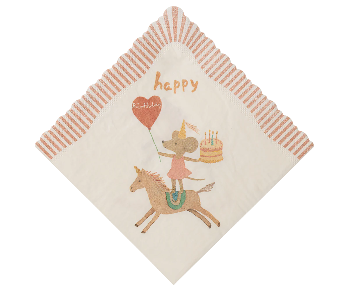 Maileg - Serviette, Einhorn