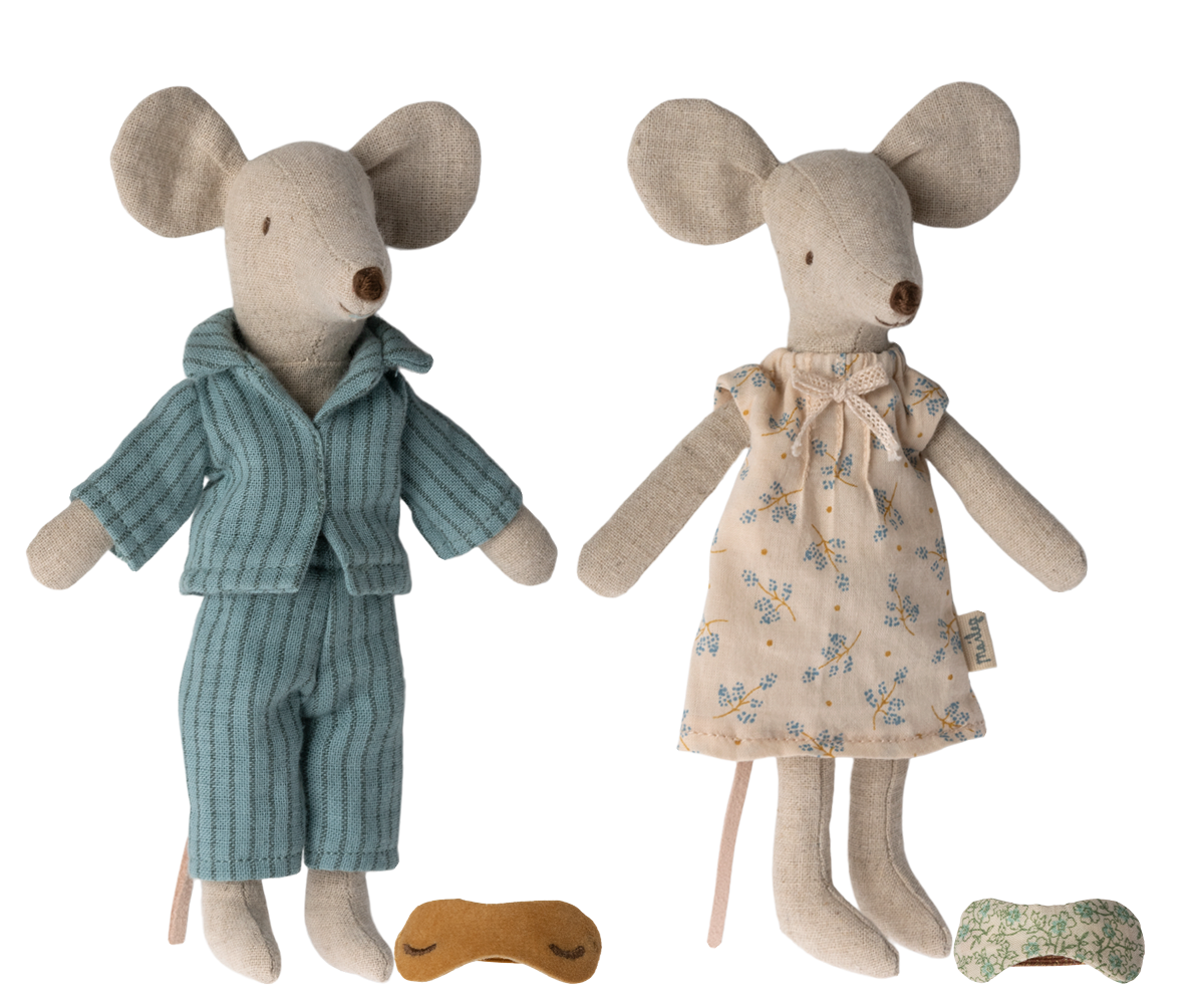 Maileg Mama und Papa Mäuse in Box