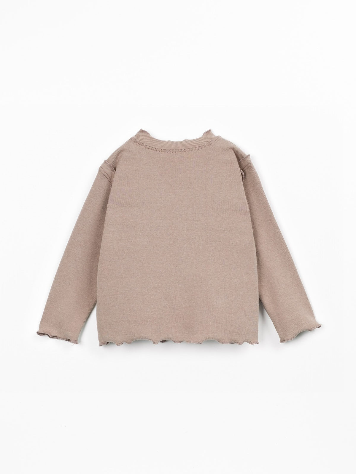 PLAY UP Jersey Sweatshirt mit angerauter Innenseite – Light Brown