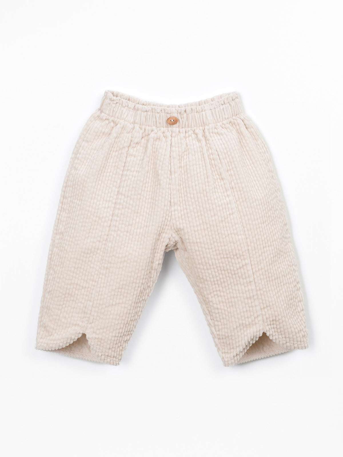 PLAY UP Cordhose aus Naturfasern – Beige PRODUKTBESCHREIBUNG