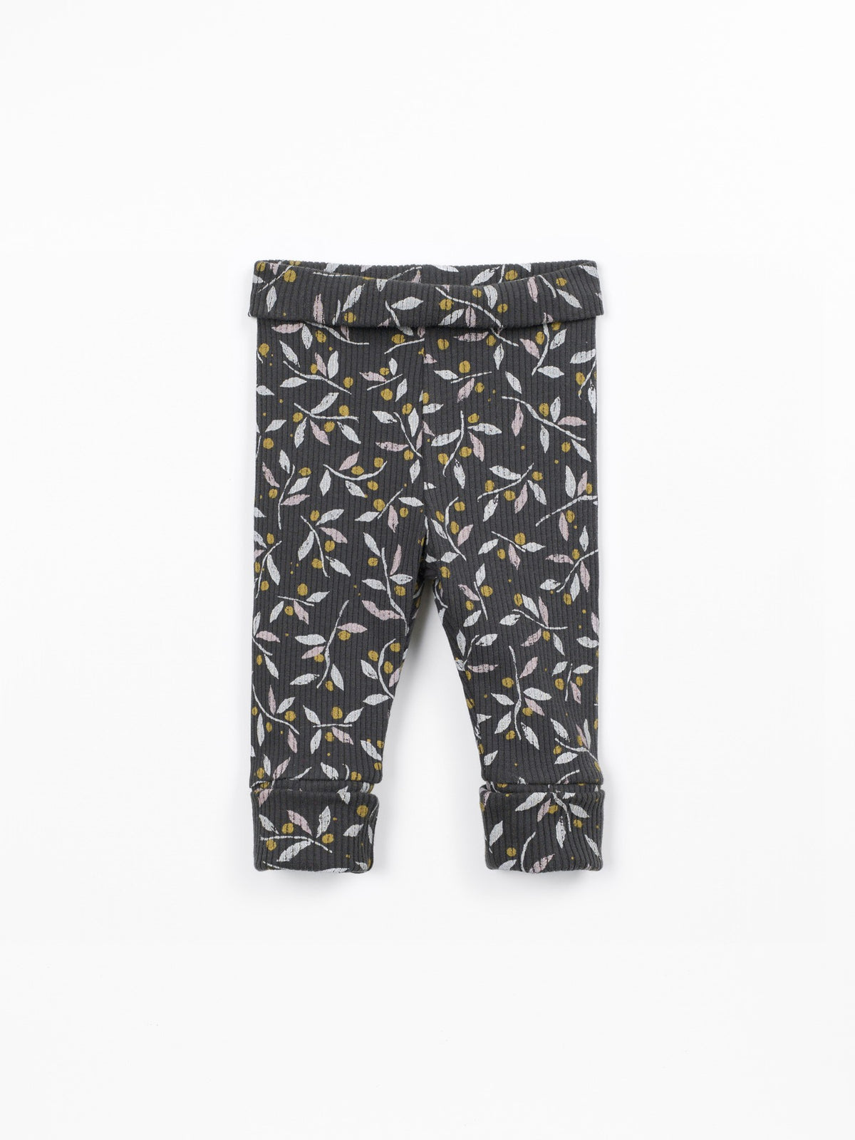 PLAY UP Leggings mit Blätter-Print – Grey