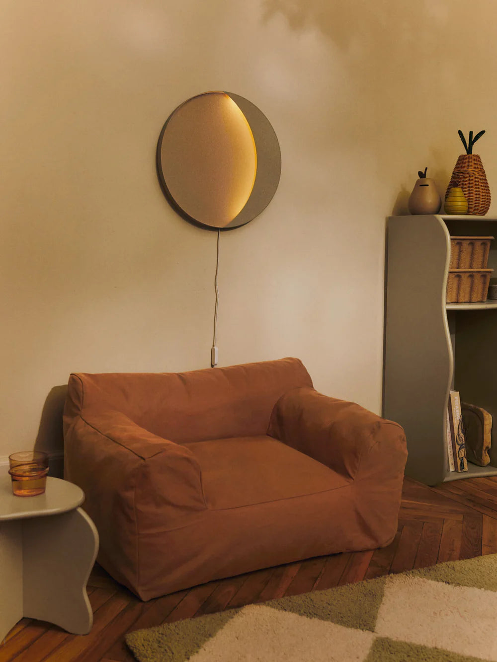 Ferm Living - Neba Wandleuchte Tea Green