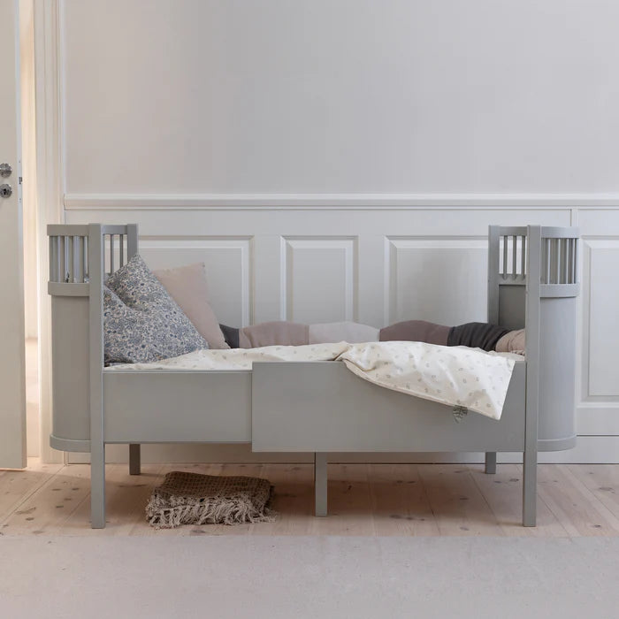 Sebra Bett - Baby- & Junior, grau