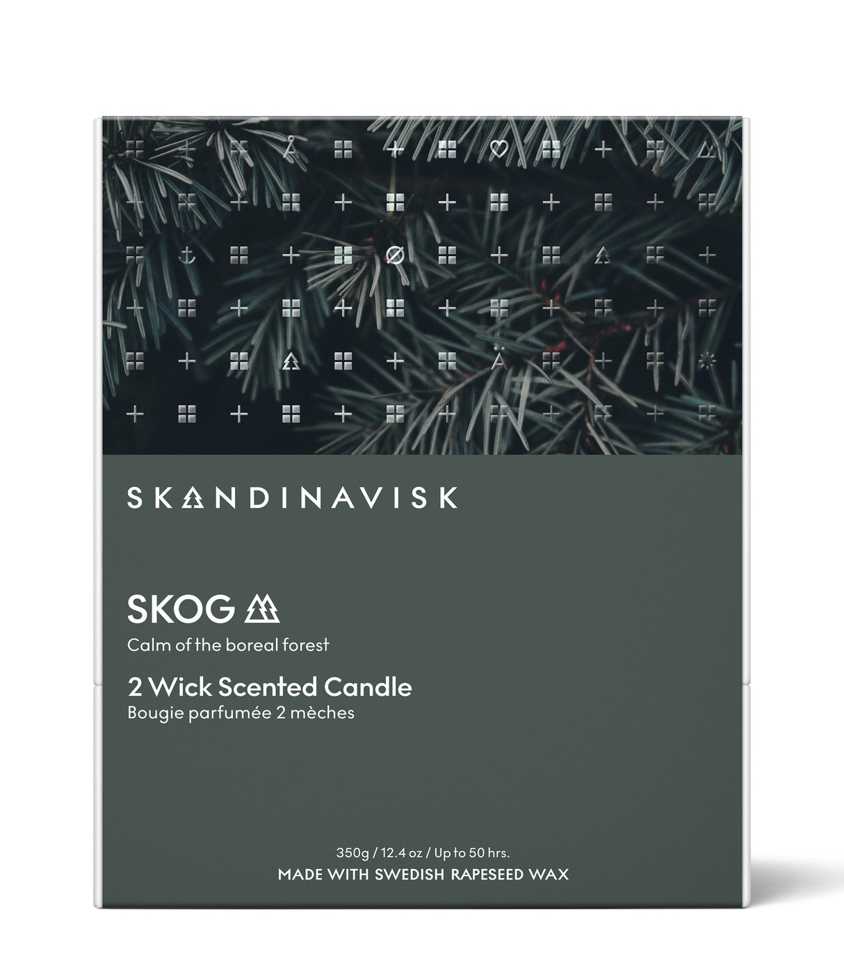 Skandinavisk - Skog- 350g Duftkerze