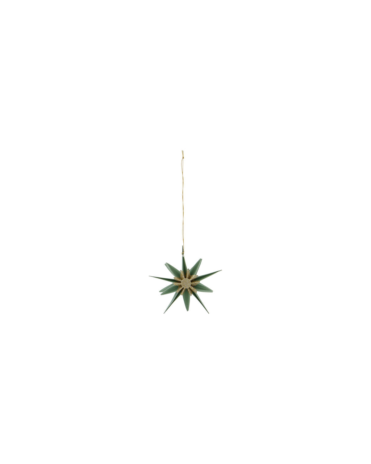House Doctor HDStari Weihnachtsschmuck – Grün/Champagner, 6er-Set