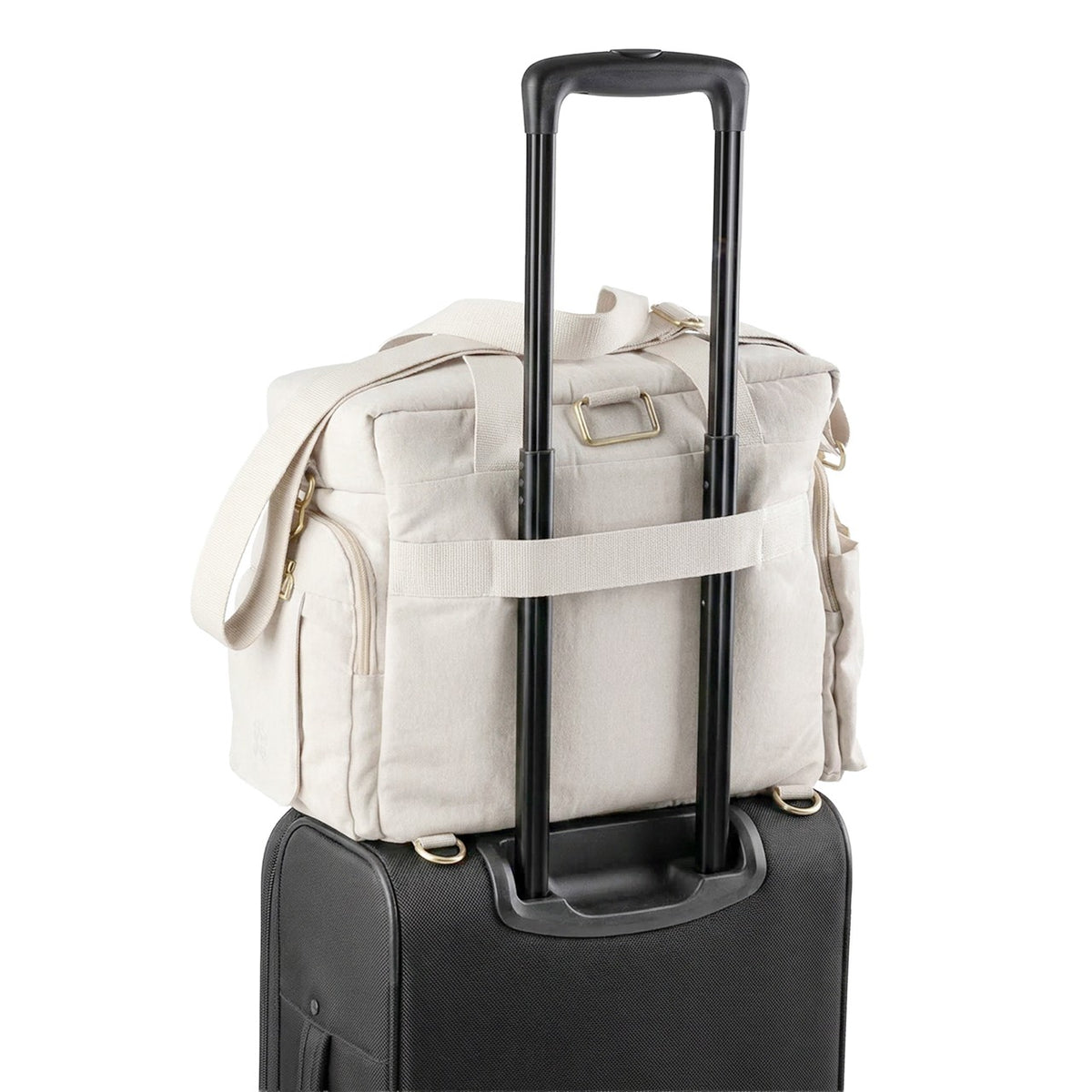 Sebra Wickeltasche mit Wickelunterlage – Morning Beige Melange