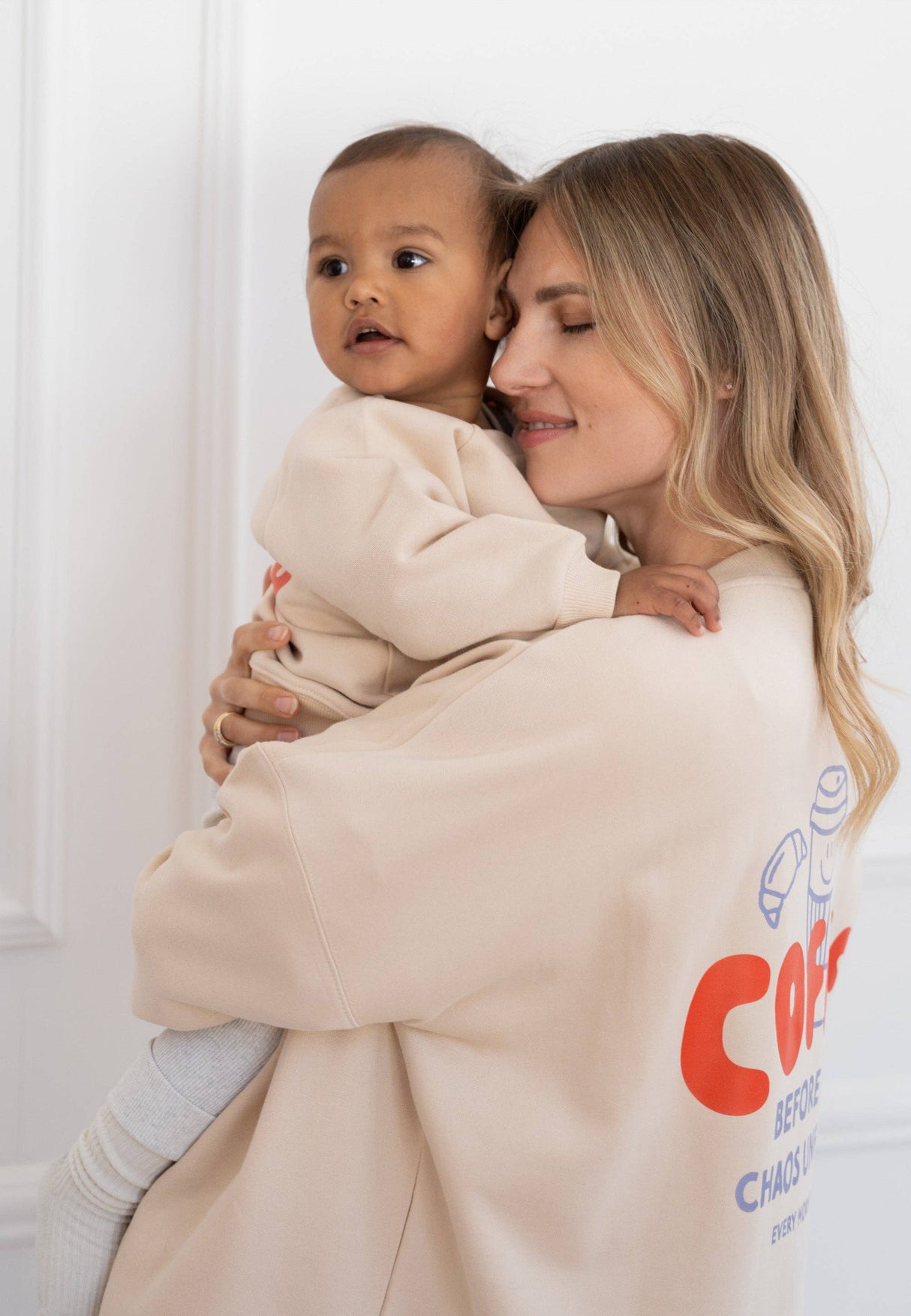 Cacao before Chaos Sweatshirt beige Mini and Me Edition
