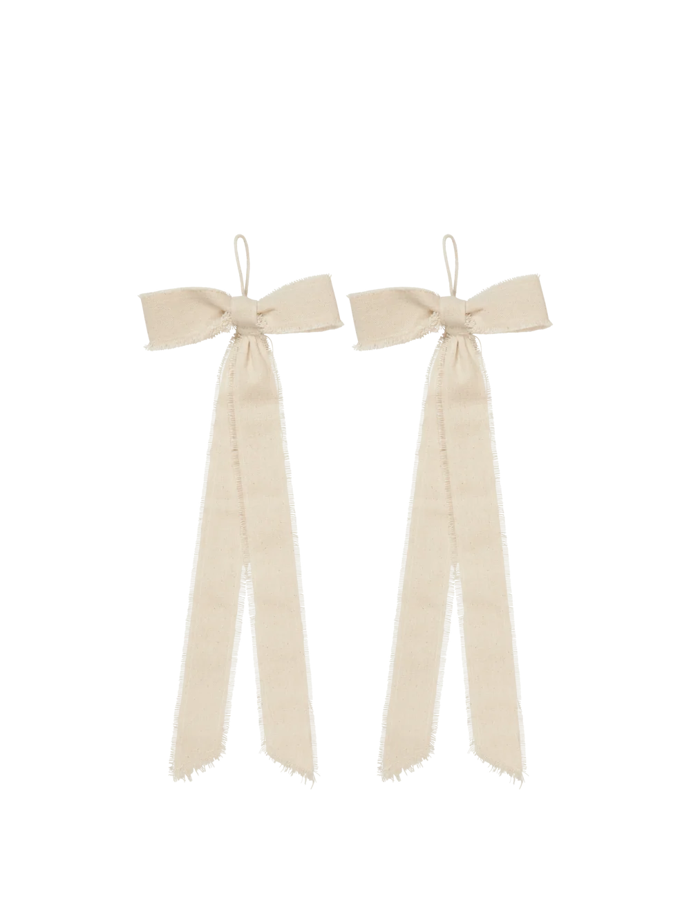 Ferm Living Bow Decoration Small – Dekoschleifen 2er-Set Natural