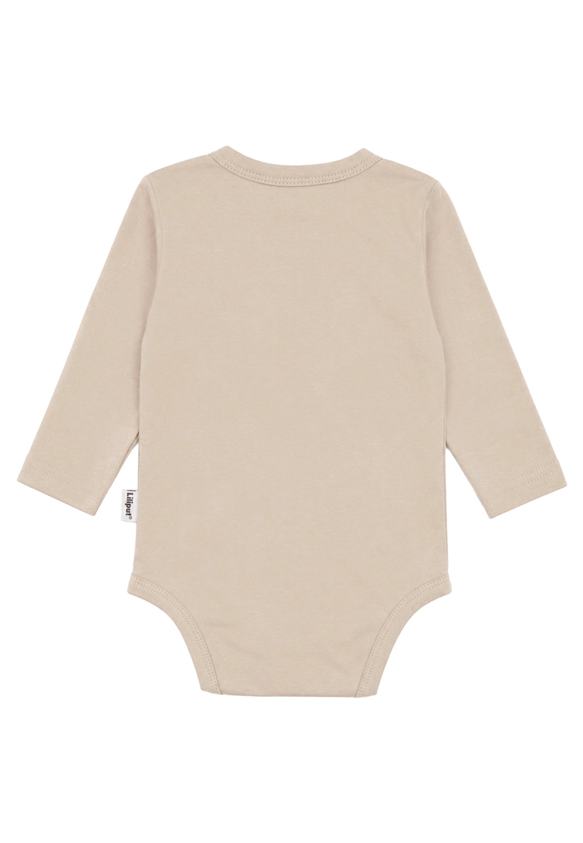 Liliput Langarm-Shirtbody „Milky Morning“ – Beige - 62/68