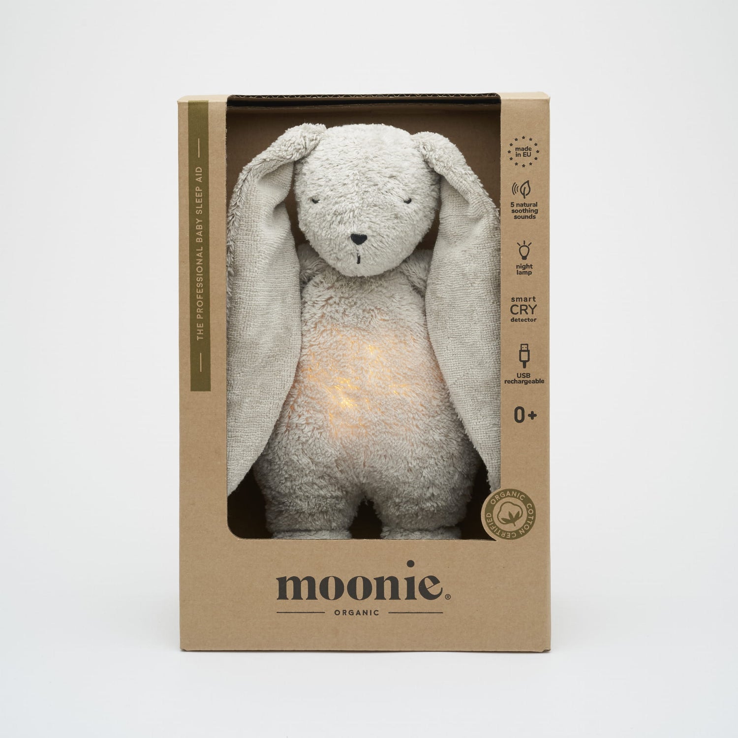 MOONIE 2.0 Organic – Humming Bunny Grey