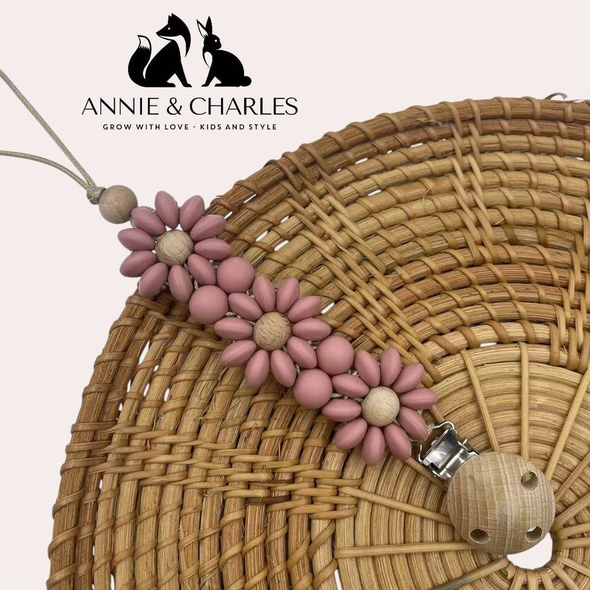 Annie & Charles - DAISY BLOOM Schnullerkette