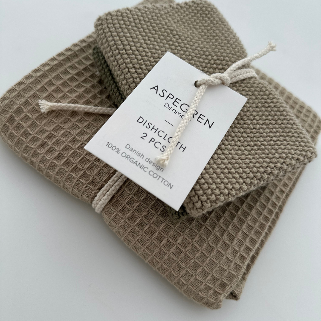 Aspegren Spüllappen 2er Set – Olive