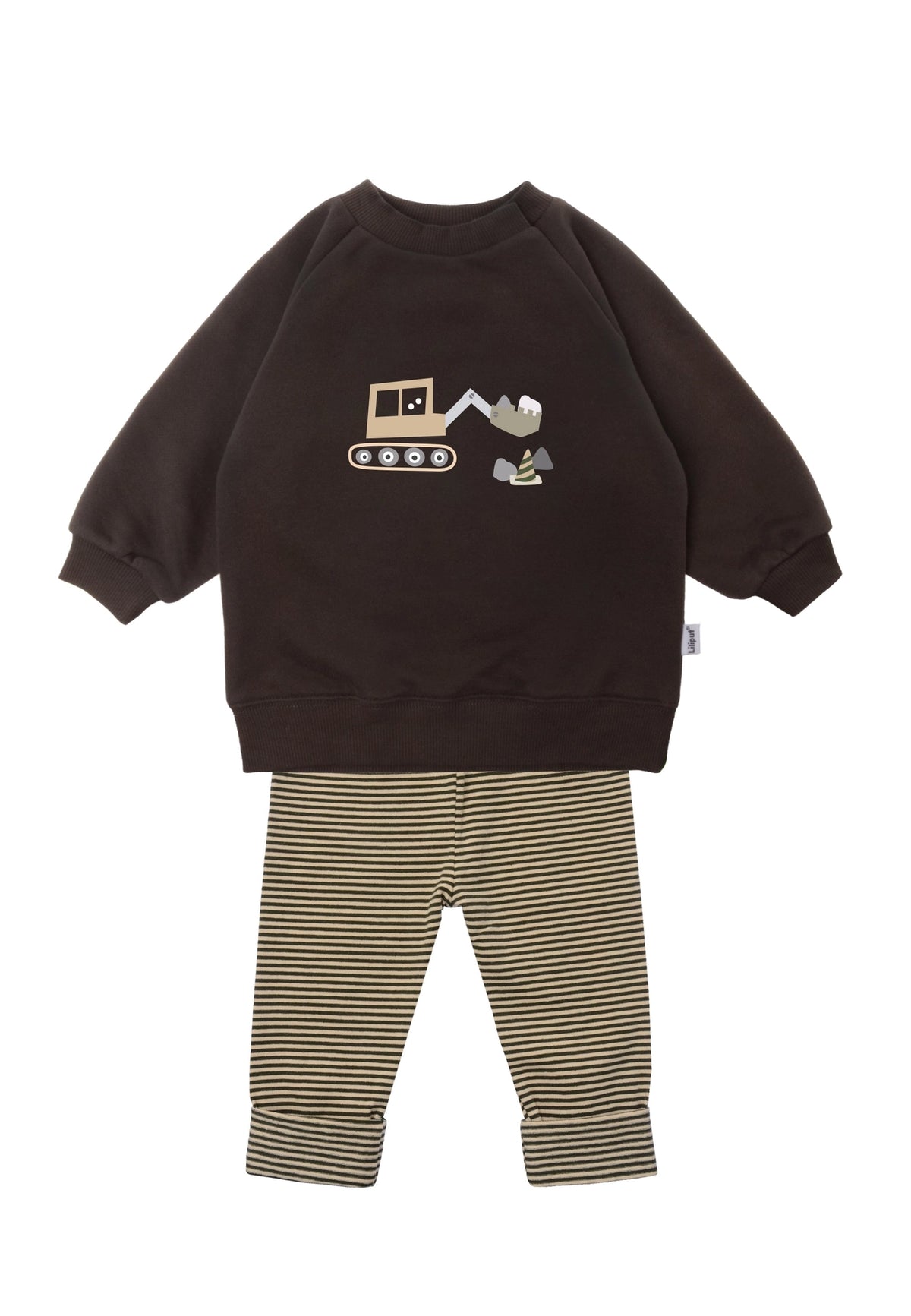 Liliput Baby Outfit Sweatshirt & Leggings – Bagger Braun/Oliv 62/68