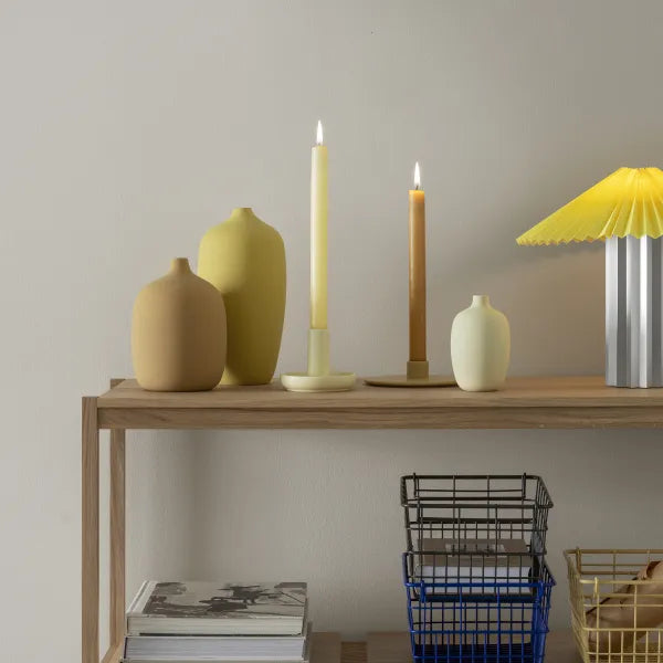 Blomus CEOLA Vase – Transparent Yellow – 13 cm