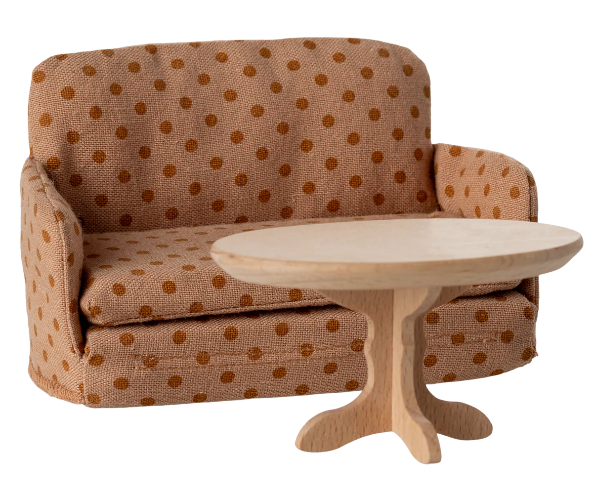 Maileg - Schlafsofa, Maus - Punkte