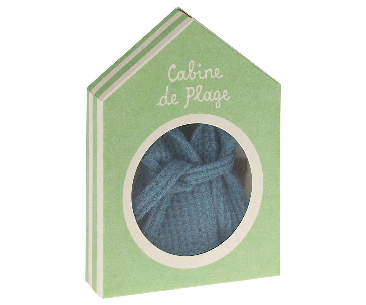 Maileg - Bademantel - Dusty Blau