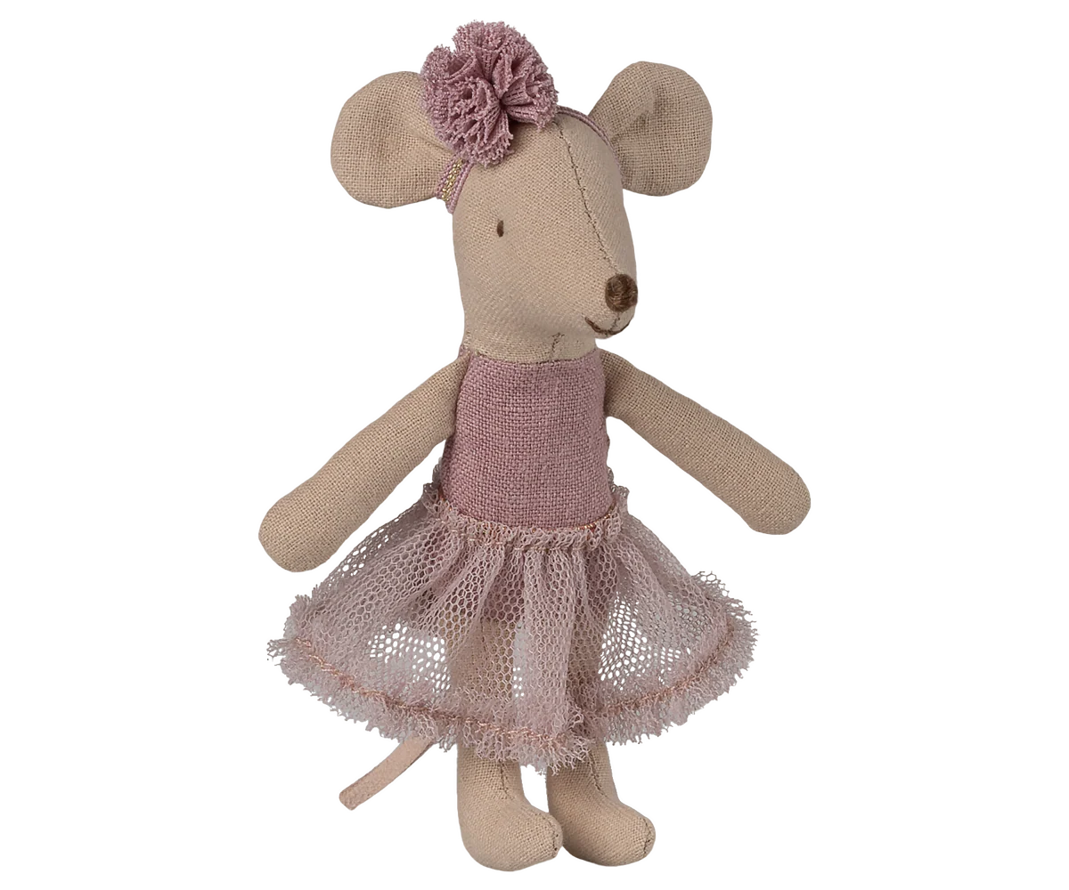 Maileg Ballerina Maus, Kleine Schwester – Heather