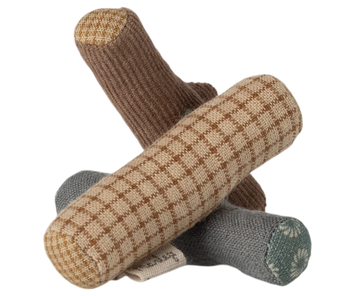 Maileg - Lagerfeuer - Set, Maus
