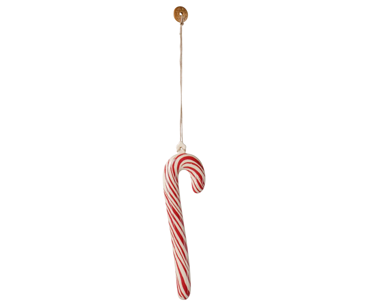 Maileg Metallornament große Zuckerstange – Streifen