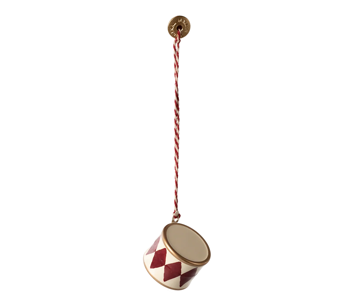 Maileg Metallornament kleine Trommel – Rot