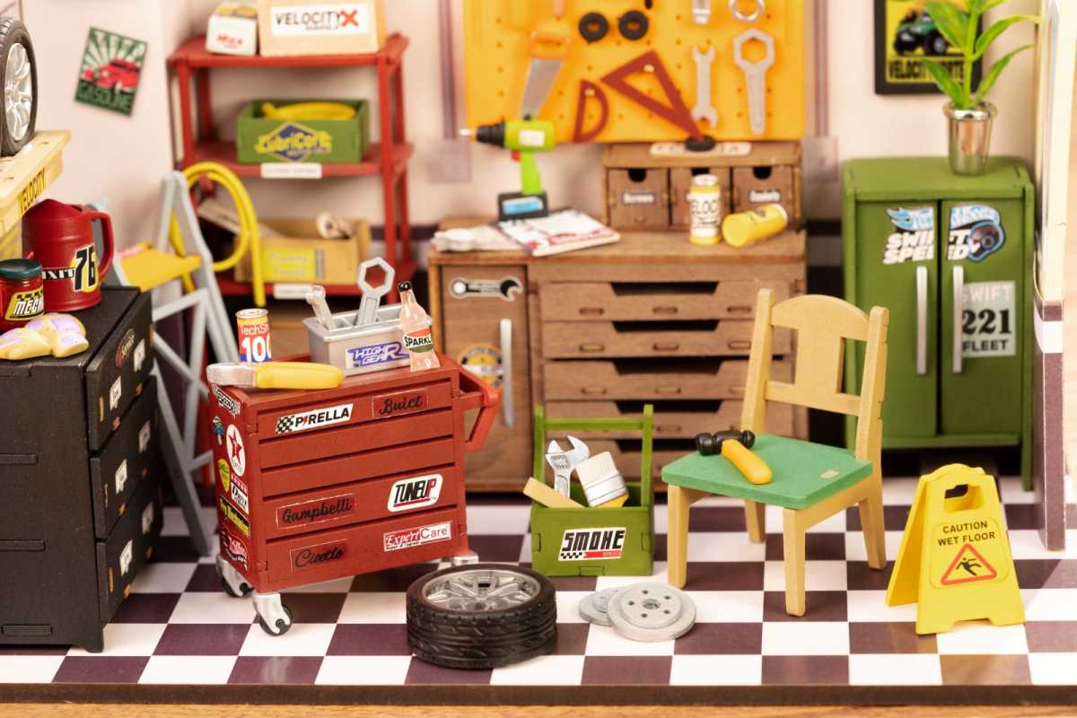 Modellbausatz "Garage Workshop"
