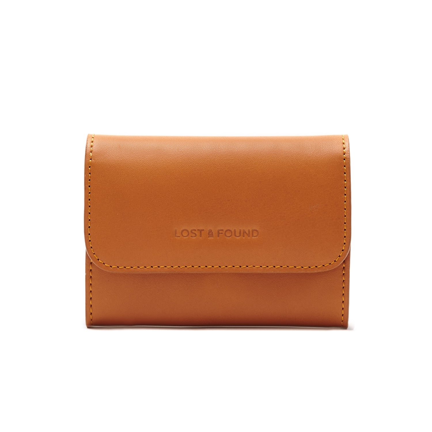 Faltportemonnaie gross Caramel