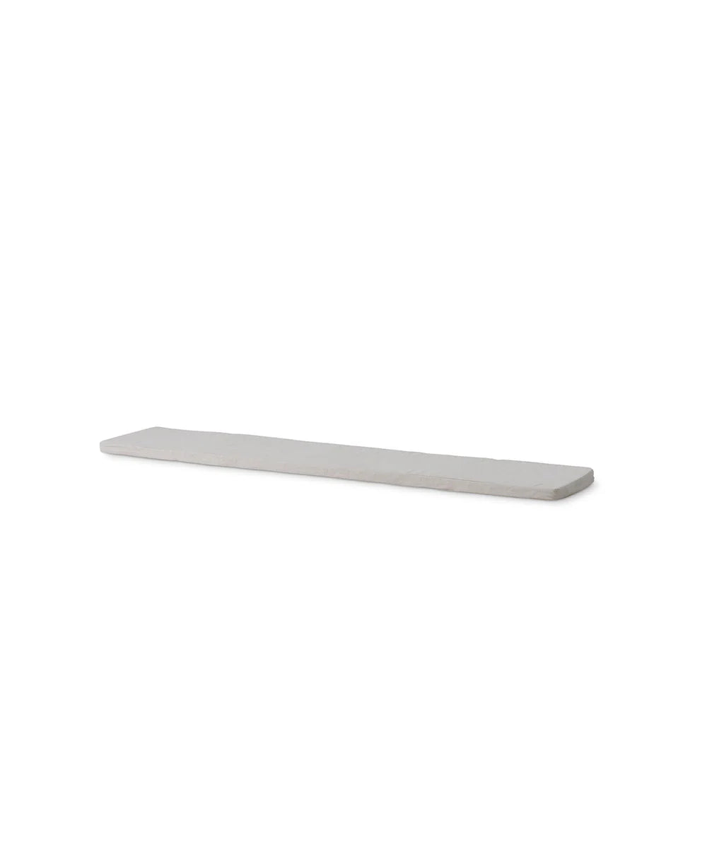 Wood Lounger Bed White 120 cm