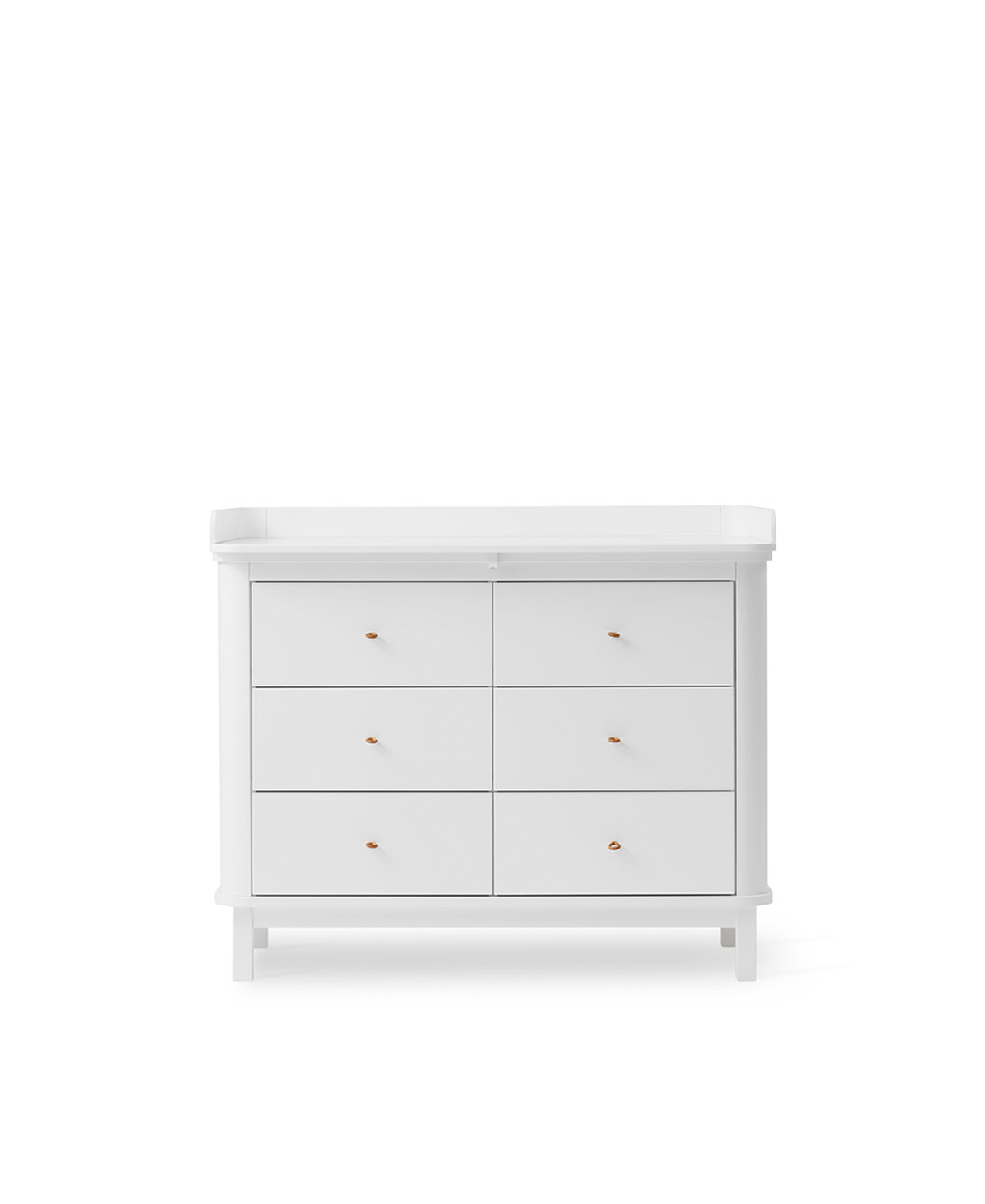 Wood changing table, large changing table white