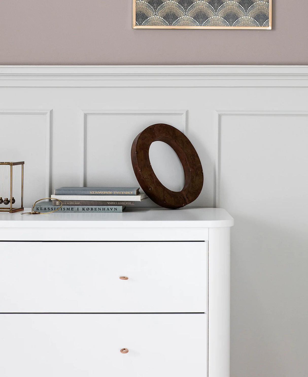 Oliver Furniture - Wood Kommode 3 Schubladen, Weiss