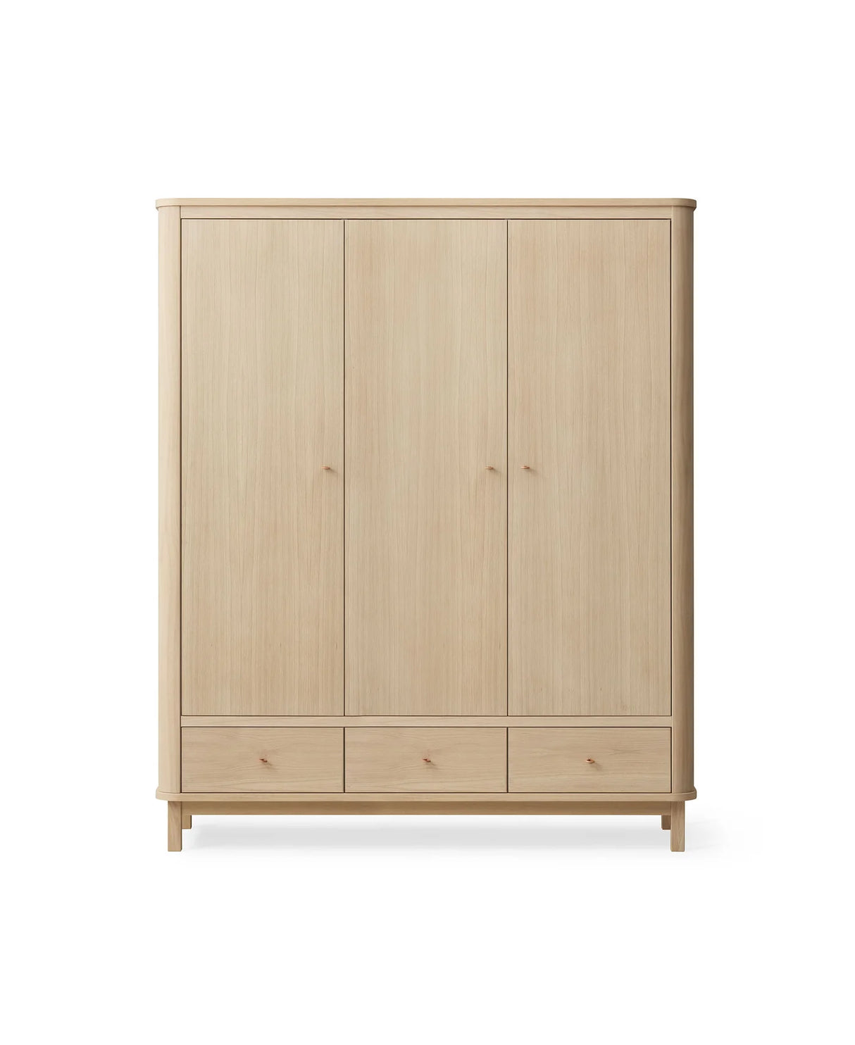 Wardrobe, 3 doors, white, Wood Collection