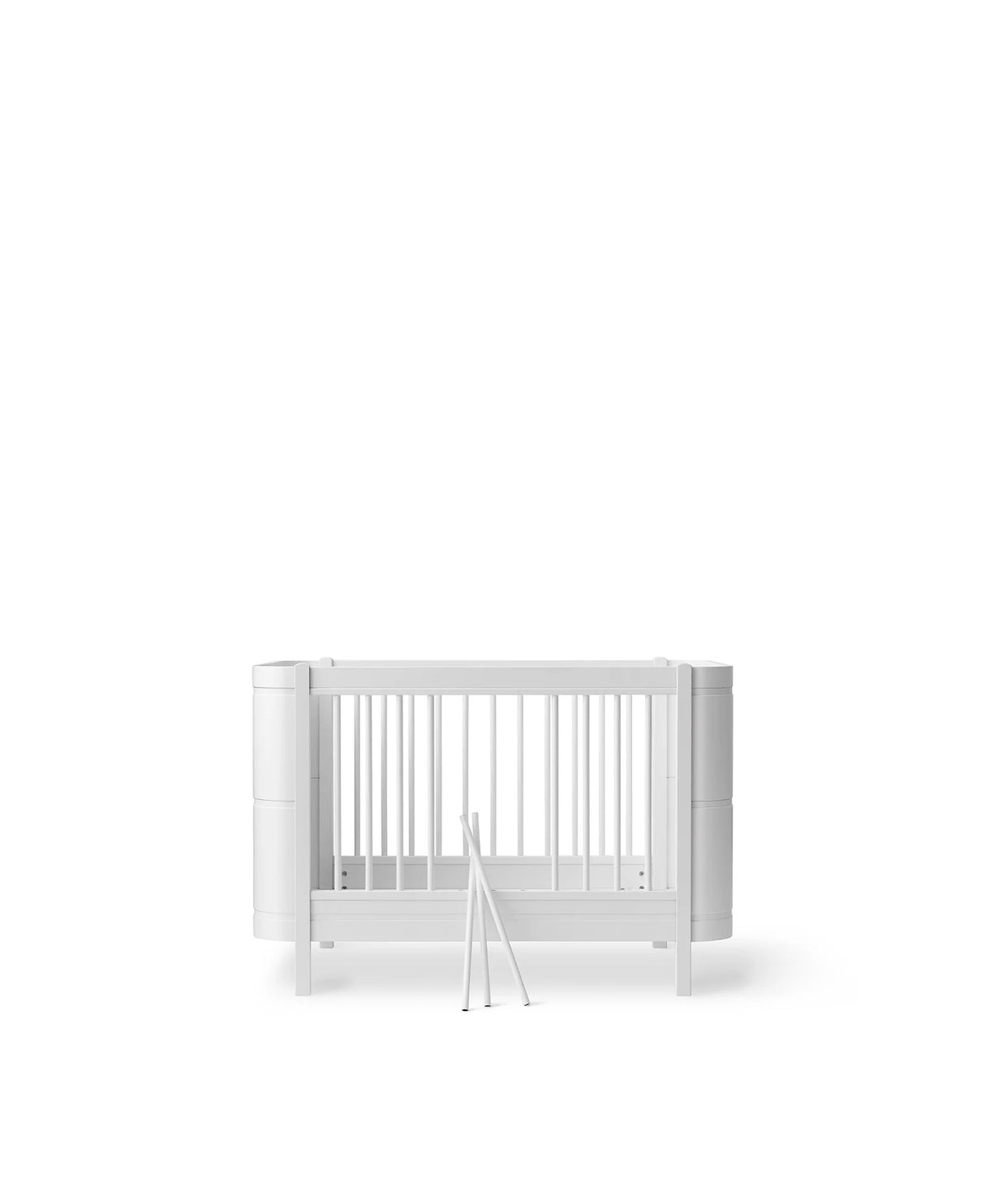 Mini+ baby bed excl. conversion kit junior bed oak