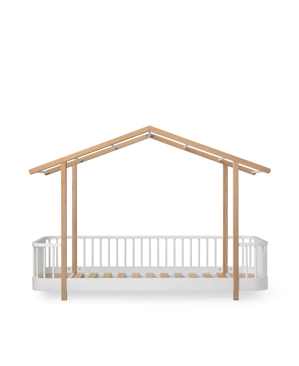 Oliver Furniture - Wood Original Hausbett, weiss/Eiche