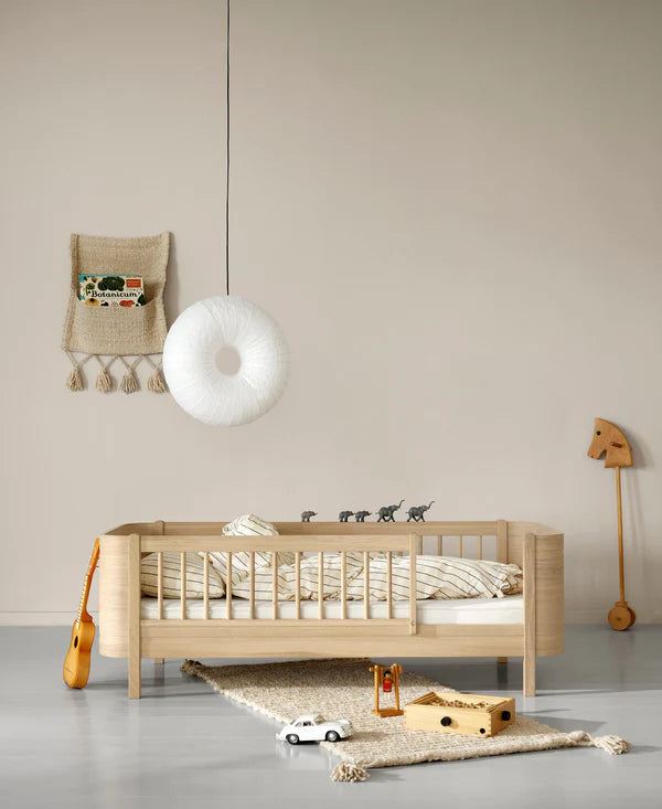 Wood Original half-height bunk bed white