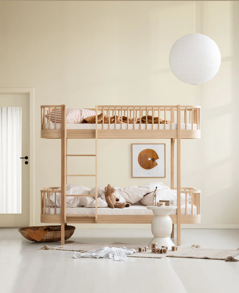 Wood Lounger Bed White 120 cm