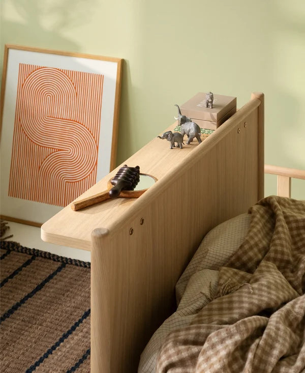 Oliver Furniture Camp Novel Ablage für Bett 120 × 200 cm – Eiche