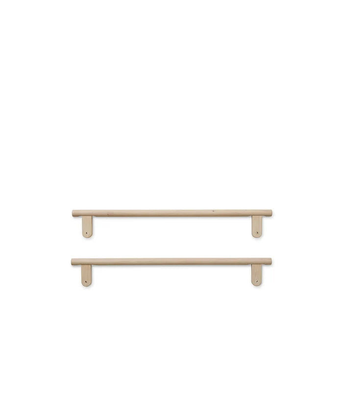 Wood Lounger Bed White 120 cm