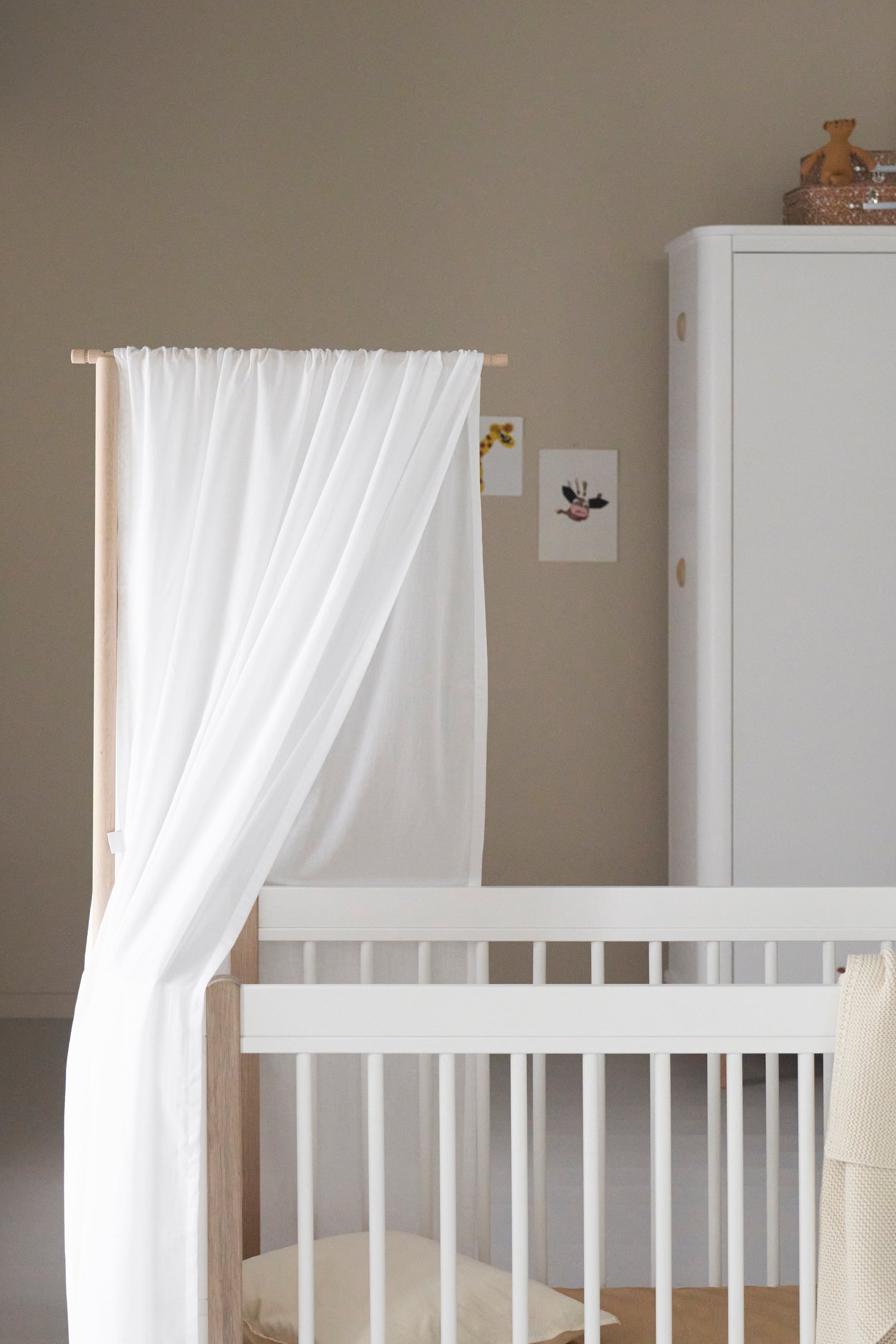 Wood canopy for Mini+ Basic white